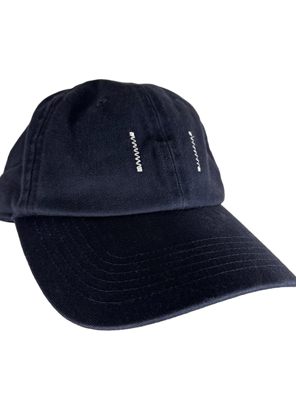 Reigning Champ Cotton Chino Low Pro Strapback Cap Navy Blue